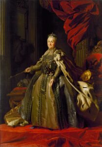 Katarína II. Veľká, Imperátorka ruská. Stará mama Alexandry Pavlovny.