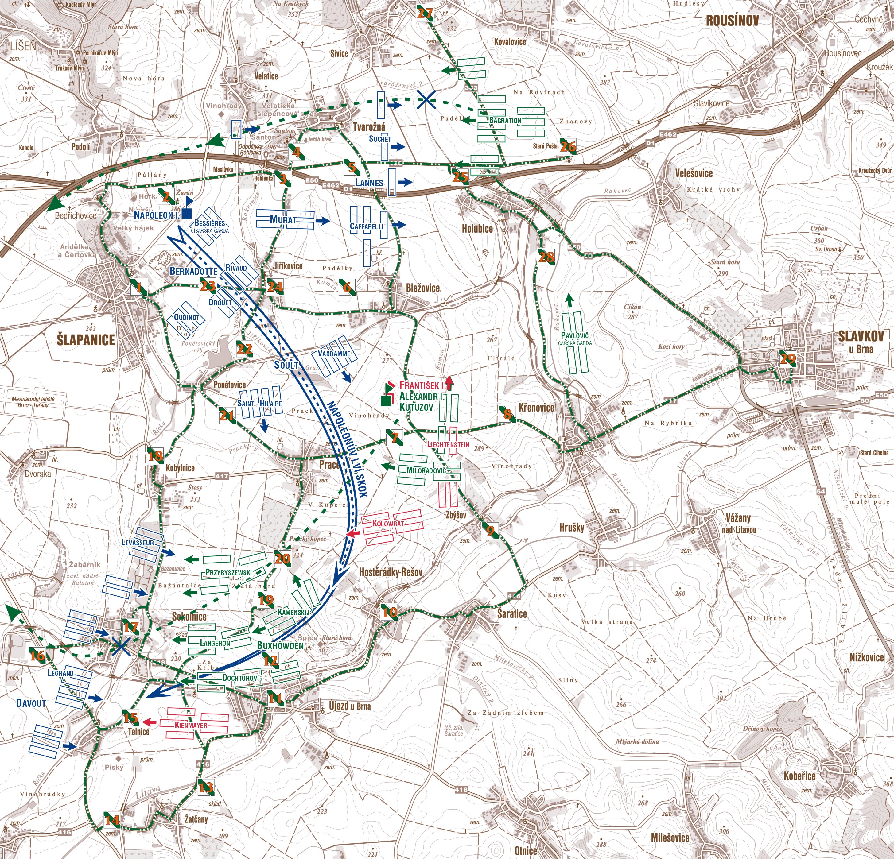 L'écho du champ de bataille: Histoire bataille : petit clin d'œil à  Austerlitz.